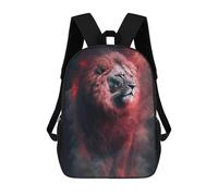 sinyumoney Flaming Lion Art Print -5 Mochilas Escolares De Moda Para Papelería, Impermeables, Informales, Para Hombres, Mujeres Y Adolescentes 17inch