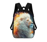 sinyumoney Flaming Lion Majesty -1 Mochila Escolar Infantil Impresa En 3D Para Niños, Mochilas De Viaje, Bolsas Para Libros, Mochila Escolar Infantil 17inch