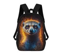 sinyumoney Flaming Meerkat Art Print Mochilas Infantiles Mochila Escolar Impresa En 3D Para Niños Mochilas De Viaje Bolsas Para Libros Para Niños 17inch Mochila Escolar