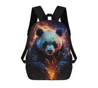 sinyumoney Flaming Panda Art Print -3 Mochilas Infantiles Mochila Escolar Impresa En 3D Para Niños Mochilas De Viaje Bolsas Para Libros Para Niños 17inch Mochila Escolar