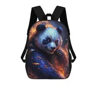 sinyumoney Flaming Panda Warrior Artwork Mochilas Infantiles Impresas En 3D Para Niños. Mochilas De Viaje De Moda Para Niños. Mochila Escolar Para Estudiantes De Primaria Y Secundaria.