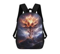 sinyumoney Flaming Tree of Life Mochila Escolar, Bolso De Negocios, Bolso Para Portátil Duradero Para Campus, Actividades Al Aire Libre, Viajes Y Deportes 17inch