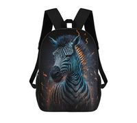 sinyumoney Flaming Zebra Art Print -5 Mochila Escolar Resistente Al Agua Para Ordenador Portátil Para La Escuela/trabajo/viajes 17inch