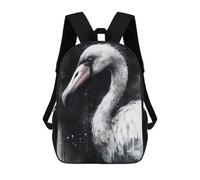 sinyumoney Flamingo Beauty Watercolor Mochila Escolar Infantil Impresa En 3D, Mochila Informal De Moda Para Niños, Mochila De Viaje De Alta Capacidad Para Libros Para Niños 17inch
