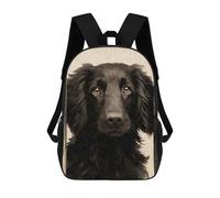 sinyumoney Flat Coated Retriever Dog Mochila De Negocios Resistente Para Portátil Para La Escuela/trabajo/viajes 17inch