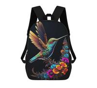 sinyumoney Flight of Elegance Mochila Escolar Para Niños, Mochila Escolar Impresa En 3D Para Estudiantes De Primaria Y Secundaria 17inch