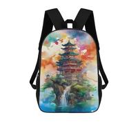 sinyumoney Floating Island Mochila Escolar Mochila Para Niñas Y Niños Mochilas De Gran Capacidad Mochilas Ligeras Para Niños Y Estudiantes 17inch