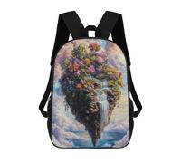 sinyumoney Floating Island Waterfall Mochila De Peluche Con Dibujos Animados, Mochila 3D Para Niños, Bolsa Escolar, Idea De Regalo De Cumpleaños Para Niños Y Niñas 17inch