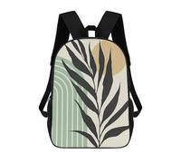 sinyumoney Floral And Tropical 05 Mochila Ronaldo, Mochila Infantil, Mochila Escolar Para Estudiantes, Mochila Para Libros, Mochila Escolar Impresa En 3D Para Niños Y Niñas, 17inch