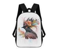 sinyumoney Floral Bird Of Paradise Mochila Ligera Informal Para El Día A Día, Mochila Escolar Para Adolescentes, Chicas, Chicos, Mujeres Y Hombres 17inch
