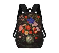 sinyumoney Floral Harmony in Vase Mochilas Para Niños Mochila Escolar Mochila Escolar Impresa En 3D Para Niños Estudiantes De Primaria Y Secundaria 17inch