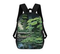 sinyumoney Floral Japanese Painting Mochila Con Bolsillo Mochilas Impresas En 3D, Mochilas De Viaje, Mochilas Para Libros, Mochila Escolar Para Niños 17inch