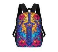 sinyumoney Floral Sword of Light Mochila Escolar Ligera Para Aeropuerto Y Universidad Para Niñas Y Adolescentes 17inch