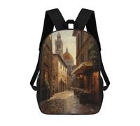sinyumoney Florence Italy Beauty Mochila Escolar Infantil Impresa En 3D Mochila De Viaje De Alta Capacidad Bolsas Para Libros Mochila Infantil 17inch
