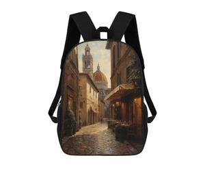 sinyumoney Florence Italy Beauty Mochila Escolar Infantil Impresa En 3D Mochila De Viaje De Alta Capacidad Bolsas Para Libros Mochila Infantil 17inch