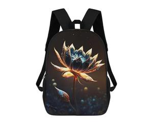 sinyumoney Flower Alien Planet Mochila Escolar Grande Resistente Al Agua Para Portátil Para La Escuela/trabajo/viajes 17inch