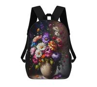 sinyumoney Flower Art Series Style 6 Mochila Escolar Mochila Para Niños Impresa En 3D Mochilas Infantiles Para Niños Y Niñas Mochilas Escolares Mochilas De Viaje Para Niños 17inch