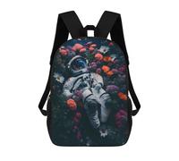sinyumoney Flower Bed Mochila Escolar, Mochila Para Portátil, Mochila Para Camping, Aventuras Al Aire Libre Y Viajes Diarios 17inch