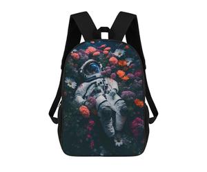 sinyumoney Flower Bed Mochila Escolar, Mochila Para Portátil, Mochila Para Camping, Aventuras Al Aire Libre Y Viajes Diarios 17inch