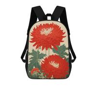 sinyumoney Flower Japanese Painting Mochila Escolar Mochila Para Niñas Y Niños Mochilas De Gran Capacidad Mochilas Ligeras Para Niños Y Estudiantes 17inch