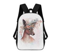 sinyumoney Flower Kangaroo Painting Mochila Escolar, Mochila De Viaje, Mochila Universitaria, Mochilas Para El Campus, Actividades Al Aire Libre, Viajes Y Deportes 17inch
