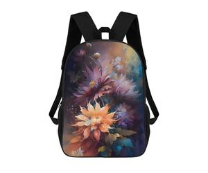 sinyumoney Flowers Blossoms Colorful Mochila De Día Mochila De Negocios Mochila Impermeable Para Libros Para Hombres/mujeres 17inch
