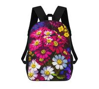 sinyumoney Flowers Mother Cineraria Mochila De Peluche Con Dibujos Animados, Mochila 3D Para Niños, Bolsa Escolar, Idea De Regalo De Cumpleaños Para Niños Y Niñas 17inch