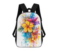 sinyumoney Flowers Watercolor Mochila Escolar Impresa En 3D Para Niños Y Niñas, Mochila Escolar, Mochila De Viaje Para Niños 17inch