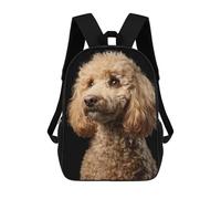 sinyumoney Fluffy Poodle Dog Breed Mochila Escolar Ligera Para Aeropuerto, Estudiantes Universitarios, Mochila Para Niños/niñas/adolescentes 17inch