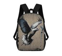 sinyumoney Flying Eagle Mochila Escolar Infantil Impresa En 3D Para Niños, Mochilas De Viaje, Bolsas Para Libros Para Niños Estudiantes De Primaria 17inch