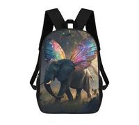 sinyumoney Flying Elephant With Wings Mochila Escolar Resistente Al Agua Para Computadora, Ideal Para Campus, Actividades Al Aire Libre, Viajes Y Deportes 17inch