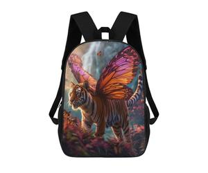 sinyumoney Flying Tiger With Wings Mochila Escolar, Mochila Informal, Mochila De Día, Mochila Escolar, De Trabajo Y De Viaje Para Hombres, Mujeres Y Adolescentes. 17inch