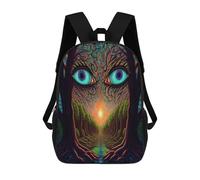 sinyumoney Forest Face with Sunlight Mochila Infantil Escolar Para Niños Con Estampado 3D De Dibujos Animados, Mochila Escolar Para Estudiantes, Mochila Para Portátil Para Niños Y Niñas 17inch