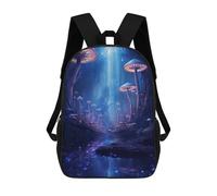 sinyumoney Forest of Magic Mushrooms Mochila Escolar Impresa En 3D Para Niños Mochilas De Viaje De Alta Capacidad Bolsas Para Libros Mochila Escolar Para Niños Mochila 17inch