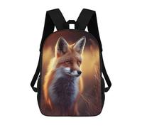 sinyumoney Fox Animal Cute Mochilas De Moda Impresas En 3D 17inch Mochila Escolar Informal Para Niños De Primaria Y Secundaria