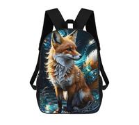 sinyumoney Fox Animal Mochila Escolar Infantil De 17 Pulgadas, Impresa En 3D, Estilo Casual, Para Niños, Ideal Para Viajes, Como Mochila Escolar O Para Llevar Libros.