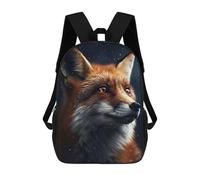 sinyumoney Fox Cool Mochilas Para Niños Mochilas Escolares Mochila Escolar Para Niños Impresa En 3D Mochilas De Viaje De Moda Para Niños De Primaria Y Secundaria 17inch