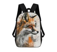 sinyumoney Fox Elegance Art Mochila Infantil De Moda Divertida Mochila Escolar Para Niños Y Adolescentes Con Impresión 3D Para Niños 17inch