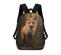 sinyumoney Fox in Forest Mochilas Escolares, De Viaje Y Universitarias Para La Escuela/trabajo/viajes 17inch