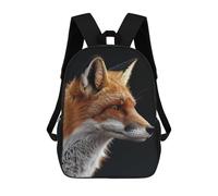 sinyumoney Fox Mochila Escolar Infantil Impresa En 3D Para Niños, Mochila De Viaje De Alta Capacidad, Mochilas Para Libros De 17 Pulgadas Para Niños