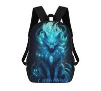 sinyumoney Fox Neon Mochilas Impresas En 3D Para Niños, Mochila Escolar, Mochila Informal Para Exteriores, Mochila Informal De Moda Para Niños, Lindas Bolsas De Viaje 17inch