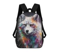 sinyumoney FOX Painting Mochila Escolar Resistente Al Agua, Mochila De Viaje, Bolsa Para Computadora Para La Escuela/trabajo/viajes 17inch