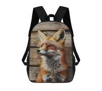 sinyumoney Fox Portrait Wildlife Photography Mochilas Infantiles Impresas En 3D Para Niños. Mochilas De Viaje De Moda Para Niños. Mochila Escolar Para Estudiantes De Primaria Y Secundaria.