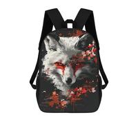 sinyumoney Fox Spirit Art Print Mochila Escolar, Bolso Resistente Para Portátil, Ideal Para Acampar, Aventuras Al Aire Libre Y Viajes Diarios 17inch