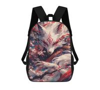 sinyumoney Fox Spirit with Cherry Blossoms Mochilas Infantiles Mochila Escolar Impresa En 3D Para Niños Mochilas De Viaje Bolsas Para Libros Para Niños 17inch Mochila Escolar