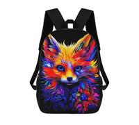 sinyumoney Fox Vibrant Mochilas Mochilas Infantiles Mochila Escolar Mochila Escolar Infantil Impresa En 3D Mochilas De Viaje De Moda Para Niños De Primaria Y Secundaria 17inch
