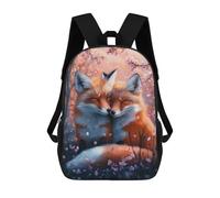 sinyumoney Foxes in Blossom Bliss Mochila De Viaje Para La Universidad, Mochilas Para Adolescentes, Chicas, Chicos, Mujeres Y Hombres 17inch
