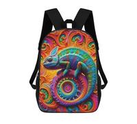 sinyumoney Fractal Guardian of Light Mochila Escolar Infantil Impresa En 3D, Mochila Informal De Moda Para Niños, Mochila De Viaje De Alta Capacidad Para Libros Para Niños 17inch