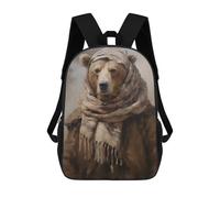 sinyumoney Freezing Brown Bear Mochilas Mochilas Infantiles Mochila Escolar Mochila Escolar Infantil Impresa En 3D Mochilas De Viaje De Moda Para Niños De Primaria Y Secundaria 17inch