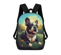 sinyumoney Frenchie Bliss Mochila Infantil De Moda Divertida Mochila Escolar Para Niños Y Adolescentes Con Impresión 3D Para Niños 17inch